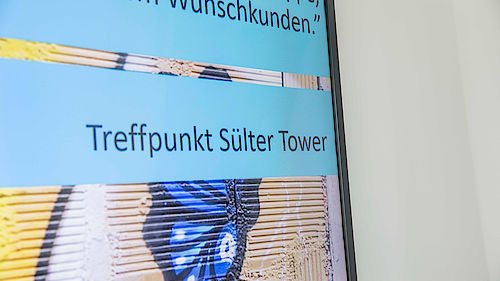 Vorträge und Wissensvermittlung beim Treffpunkt Sülter Tower der Firma werning.com